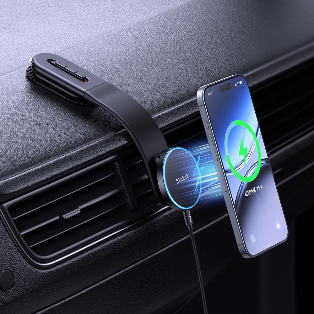 Mcdodo CH-6290 MagiGo Pro Manyetik Araç İçi Kablosuz Şarj ve Telefon Tutucu - Görsel 4