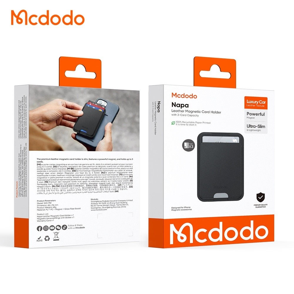 MCDODO WH-7920 MANYETİK TELEFON KARTLIĞI - Görsel 4