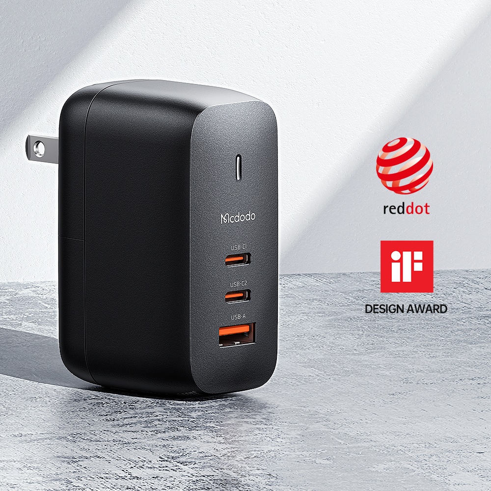 MCDODO CH-8442 70w GaN 3.0 Dual Type-c + USB Universal Seyahat Şarj Seti - Görsel 2
