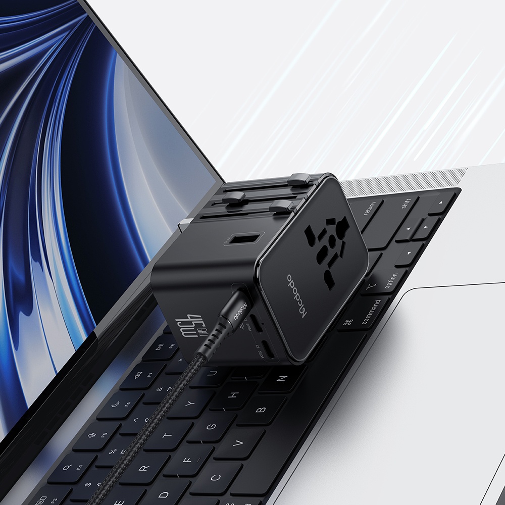 MCDODO CP-5980 – 70w 3c2a Universal Seyahat Adaptörü Type-c To Type-c Kablolu - Görsel 4