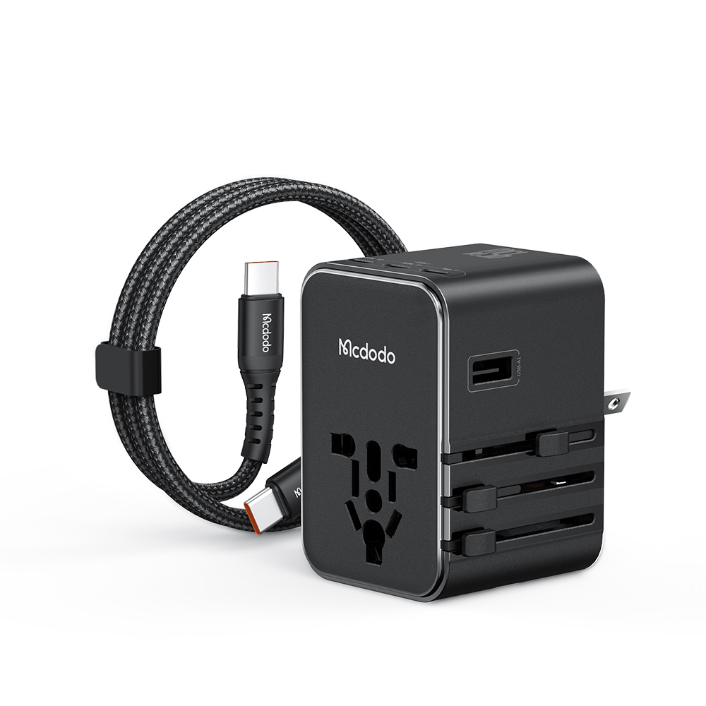 MCDODO CP-5980 – 70w 3c2a Universal Seyahat Adaptörü Type-c To Type-c Kablolu - Görsel 6