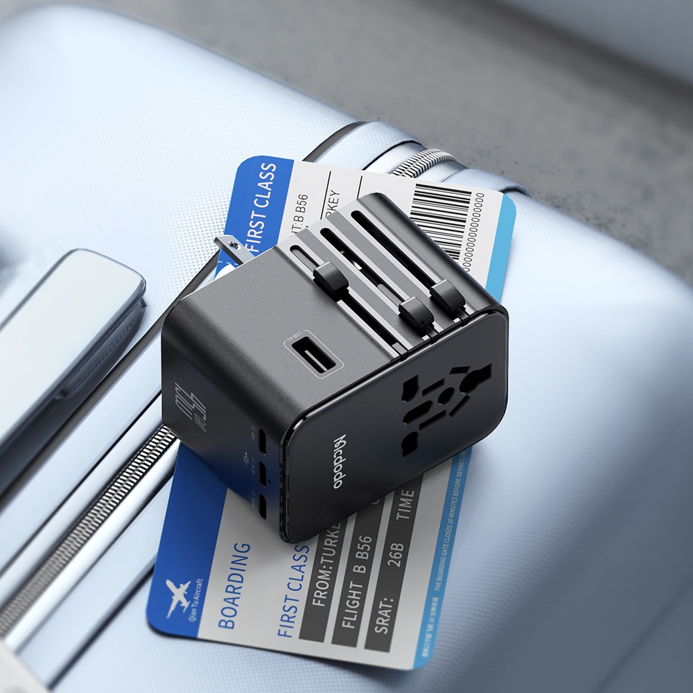 MCDODO CP-5980 – 70w 3c2a Universal Seyahat Adaptörü Type-c To Type-c Kablolu - Görsel 2