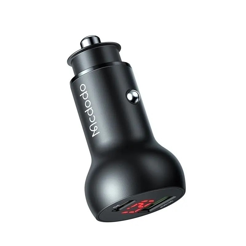 MCDODO CC-7030 45w 1xtype-c 1xusb Girişli Dijital Göstergeli Araç Çakmak Şarjı - Siyah - Görsel 4