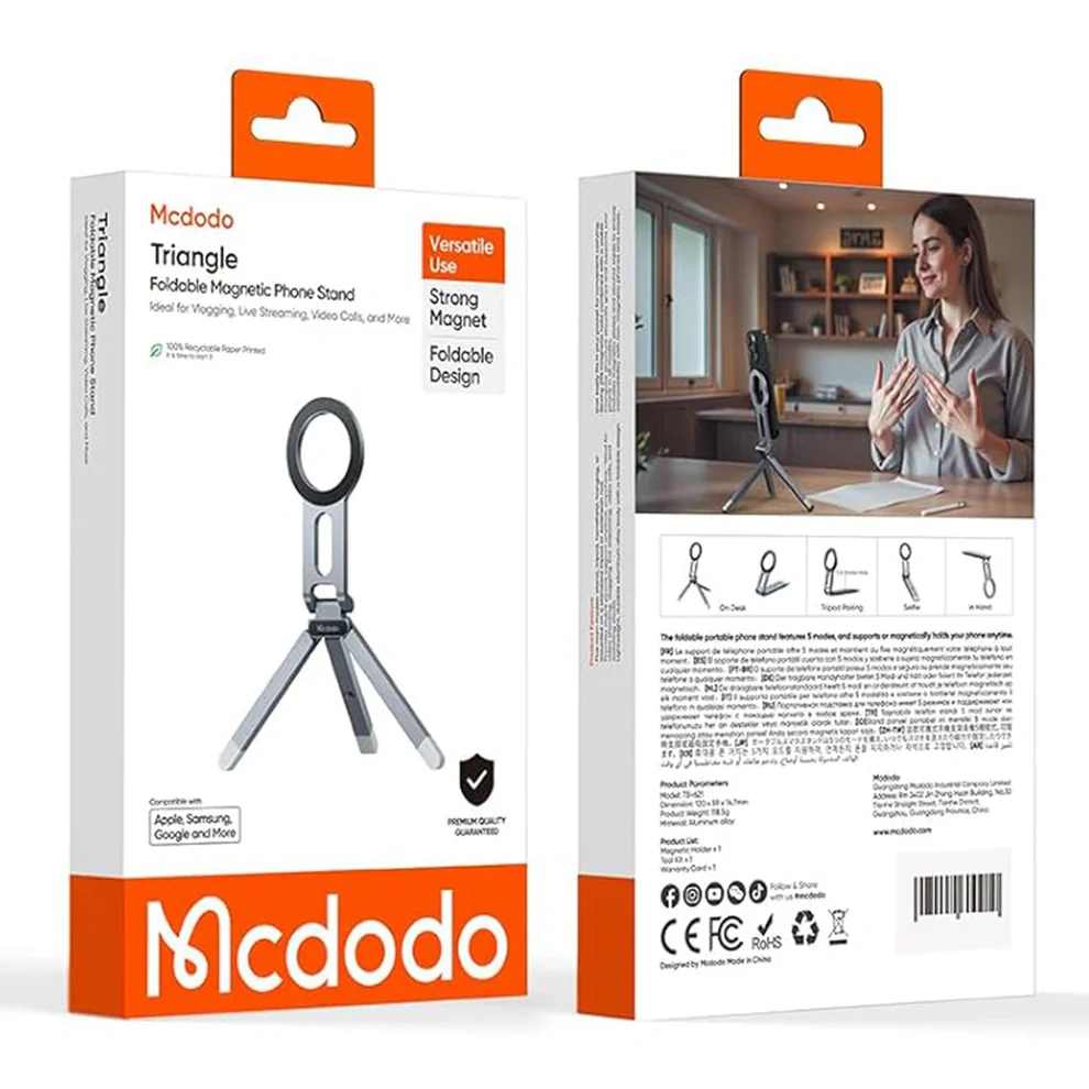 MCDODO TB-6210 Katlanabilir Manyetik Telefon Standı - Görsel 6