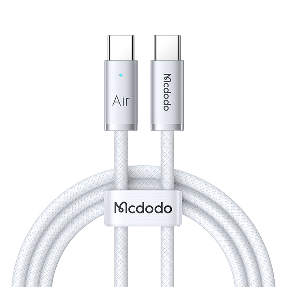 MCDODO CA-7083 240W Type-C to Type-C Şarj Kablosu 1.8m – Beyaz - Görsel 1