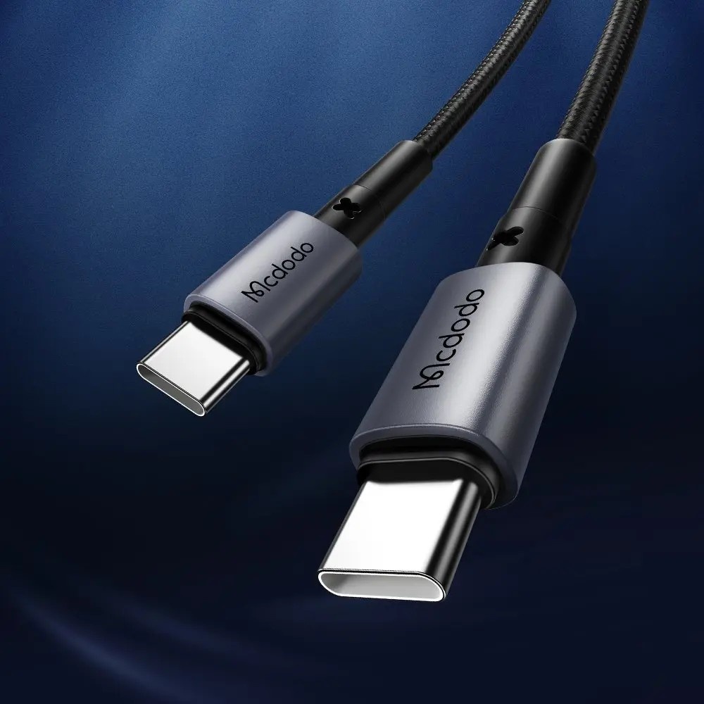 MCDODO CA-3130  65W Type-c to Type-c PD Hızlı Şarj ve Data Kablosu Siyah 1.2m - Görsel 2